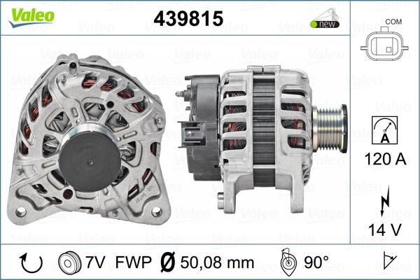 Valeo 439815 - Ģenerators adetalas.lv