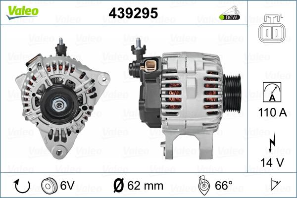 Valeo 439295 - Ģenerators adetalas.lv