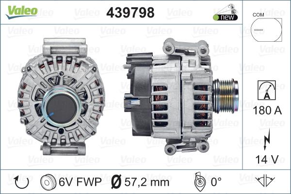 Valeo 439798 - Ģenerators adetalas.lv