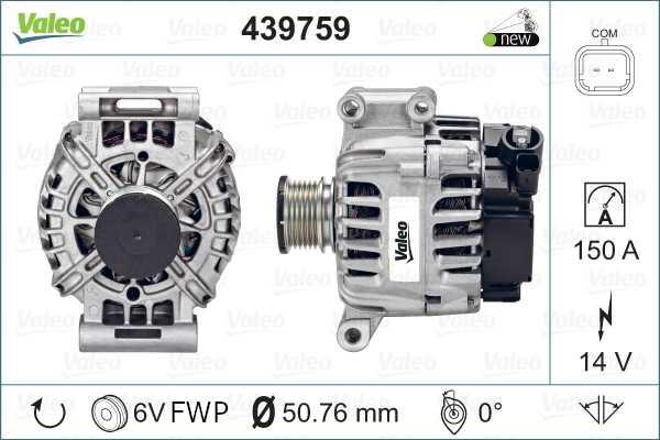 Valeo 439759 - Ģenerators adetalas.lv