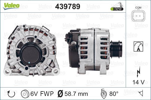 Valeo 439789 - Ģenerators adetalas.lv