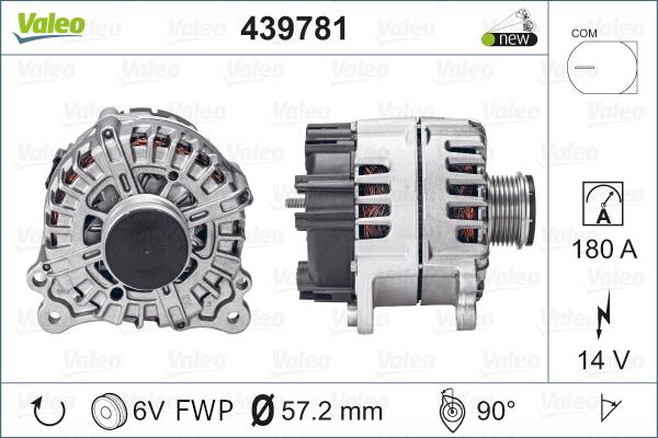 Valeo 439781 - Ģenerators adetalas.lv