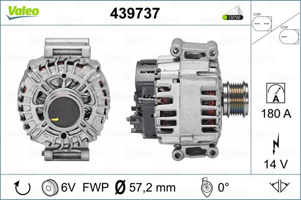 Valeo 439737 - Ģenerators adetalas.lv