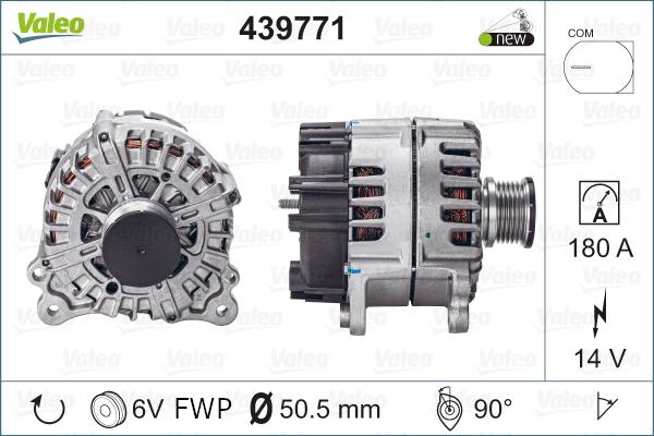 Valeo 439771 - Ģenerators adetalas.lv