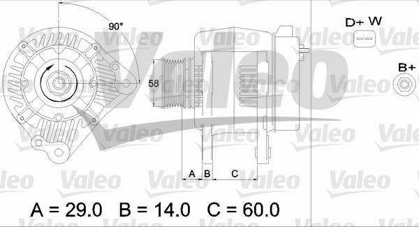 Valeo 436445 - Ģenerators adetalas.lv