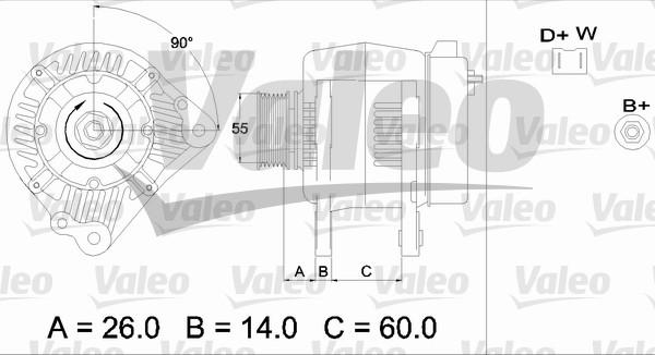 Valeo 436442 - Ģenerators adetalas.lv