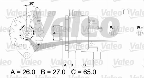 Valeo 436461 - Ģenerators adetalas.lv