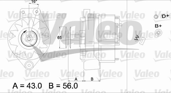 Valeo 436400 - Ģenerators adetalas.lv