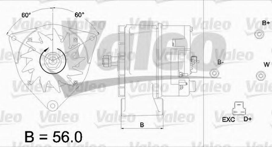 Valeo 436 419 - Ģenerators adetalas.lv