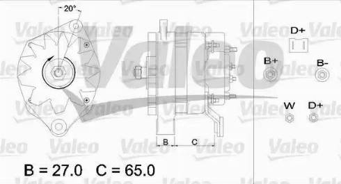 Valeo 436413 - Ģenerators adetalas.lv