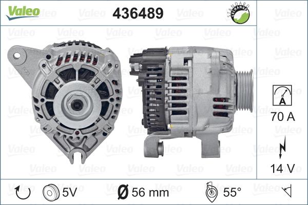 Valeo 436489 - Ģenerators adetalas.lv