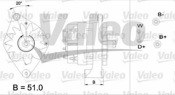 Valeo 436439 - Ģenerators adetalas.lv