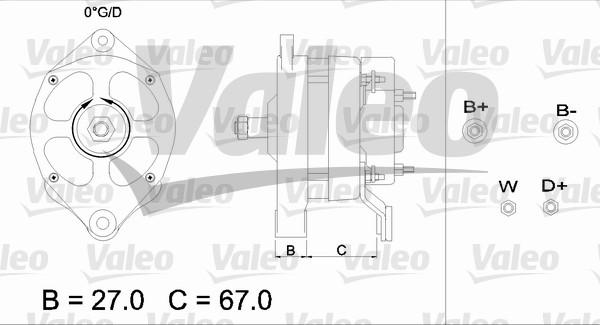 Valeo 436433 - Ģenerators adetalas.lv