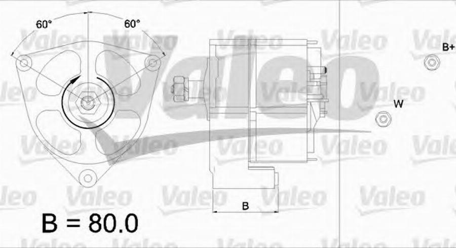 Valeo 436428 - Ģenerators adetalas.lv