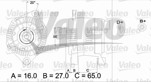 Valeo 436474 - Ģenerators adetalas.lv