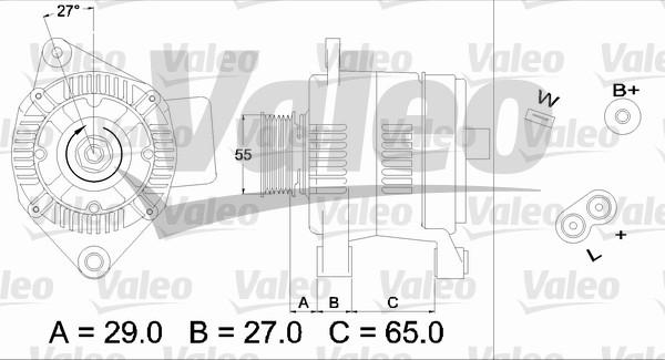 Valeo 436471 - Ģenerators adetalas.lv