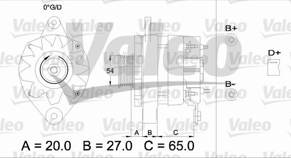 Valeo 436473 - Ģenerators adetalas.lv