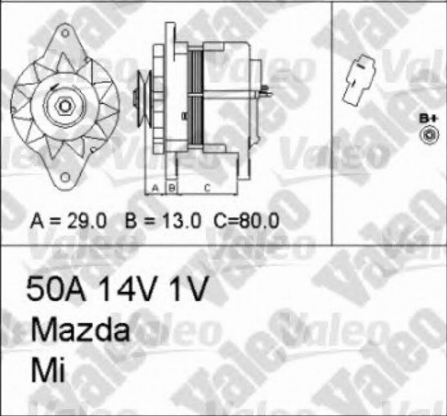 Valeo 436549 - Ģenerators adetalas.lv