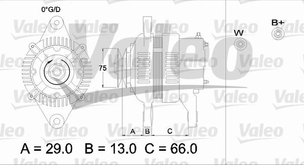 Valeo 436542 - Ģenerators adetalas.lv