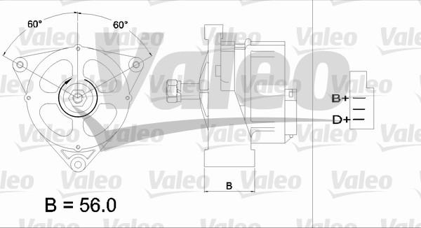 Valeo 436561 - Ģenerators adetalas.lv