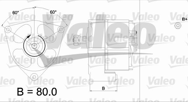 Valeo 436568 - Ģenerators adetalas.lv