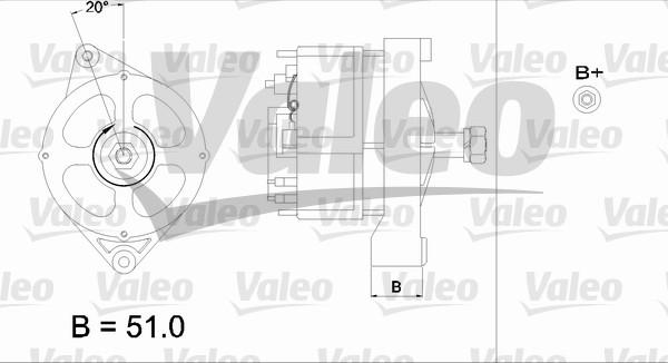 Valeo 436567 - Ģenerators adetalas.lv