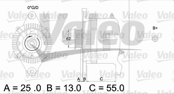 Valeo 436503 - Ģenerators adetalas.lv