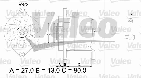 Valeo 436507 - Ģenerators adetalas.lv