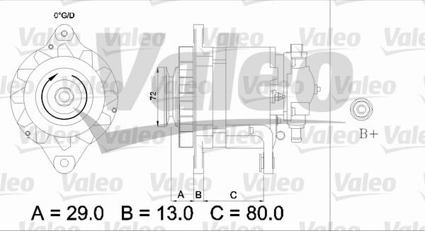 Valeo 436510 - Ģenerators adetalas.lv