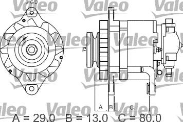 Valeo 436510 - Ģenerators adetalas.lv