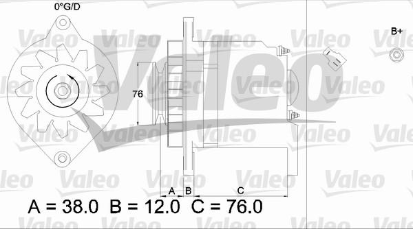 Valeo 436511 - Ģenerators adetalas.lv