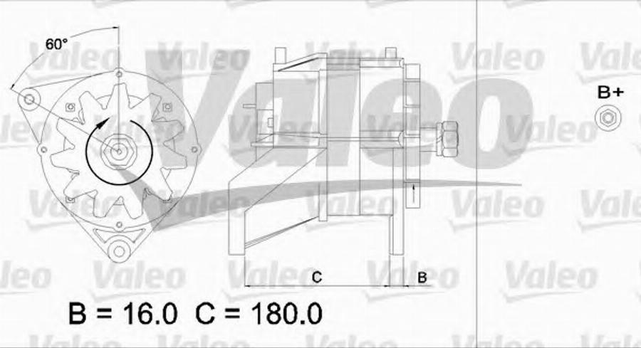 Valeo 436584 - Ģenerators adetalas.lv