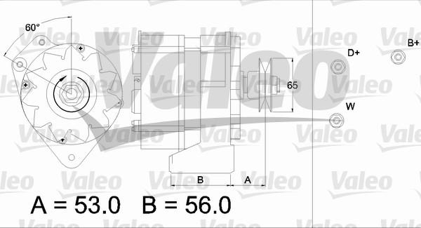 Valeo 436581 - Ģenerators adetalas.lv