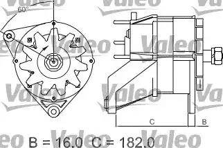 Valeo 436588 - Ģenerators adetalas.lv