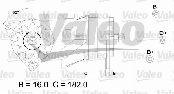 Valeo 436583 - Ģenerators adetalas.lv