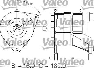 Valeo 436582 - Ģenerators adetalas.lv