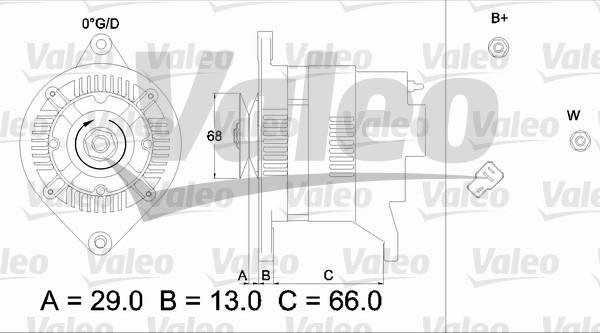 Valeo 436524 - Ģenerators adetalas.lv