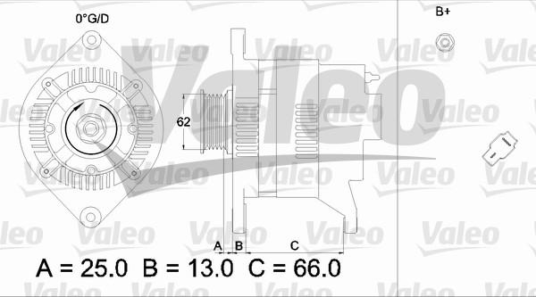 Valeo 436528 - Ģenerators adetalas.lv