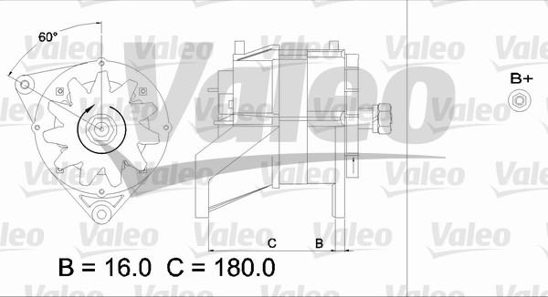 Valeo 436570 - Ģenerators adetalas.lv