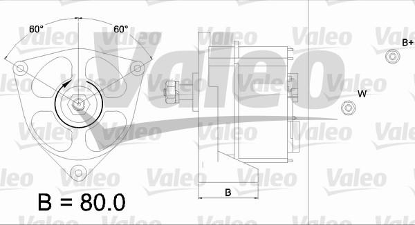 Valeo 436578 - Ģenerators adetalas.lv