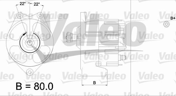 Valeo 436572 - Ģenerators adetalas.lv