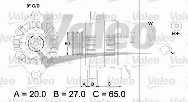 Valeo 436698 - Ģenerators adetalas.lv