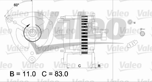 Valeo 436692 - Ģenerators adetalas.lv