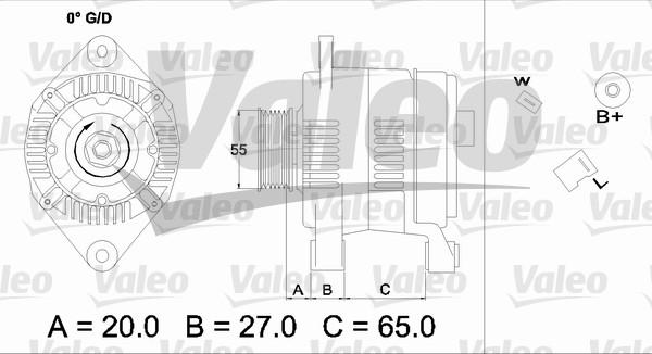 Valeo 436697 - Ģenerators adetalas.lv