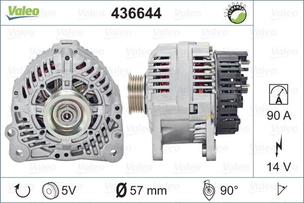 Valeo 436644 - Ģenerators adetalas.lv