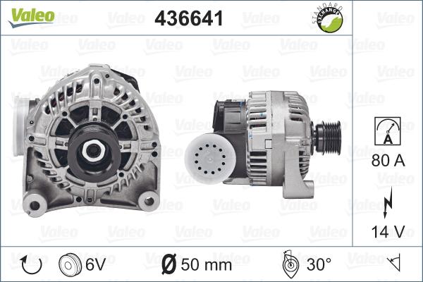 Valeo 436641 - Ģenerators adetalas.lv