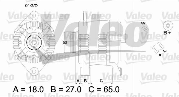 Valeo 436656 - Ģenerators adetalas.lv