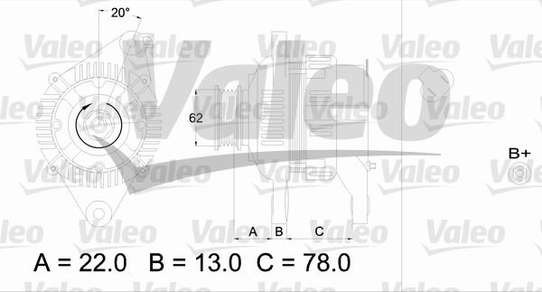 Valeo 436609 - Ģenerators adetalas.lv