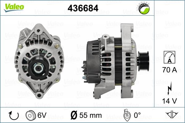 Valeo 436684 - Ģenerators adetalas.lv