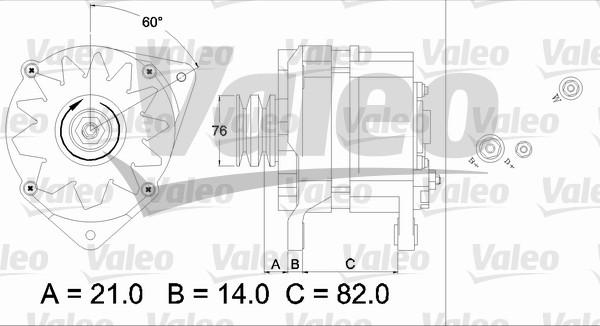 Valeo 436686 - Ģenerators adetalas.lv